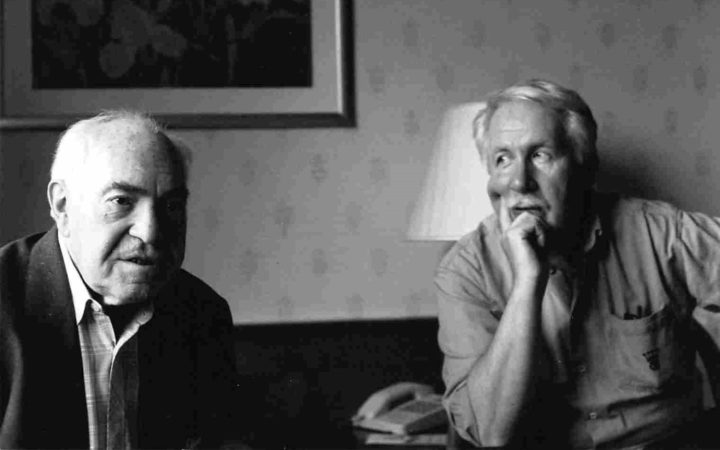 Fjodor Chitruk (links) und Andrei Chershanovsky 1996 in Stuttgart, ©Otto Alder